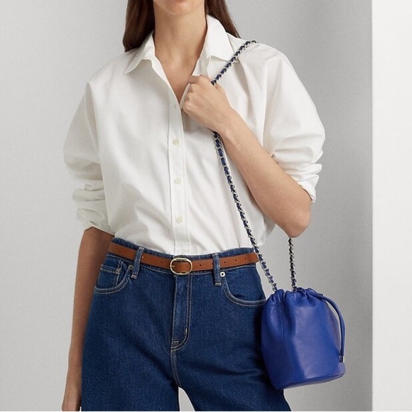 Ralph Lauren Leather Emmy Bucket Bag NWT - Picture 2 of 10